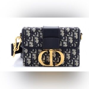 CD Box Purse in Navy